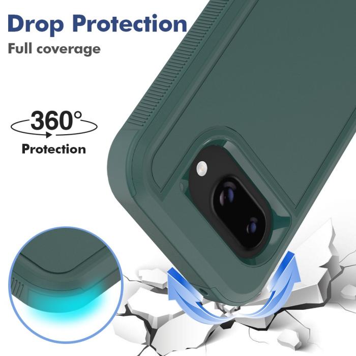 Bild 5, Google Pixel 9a Skal Extreme Shockproof Hybrid Grön