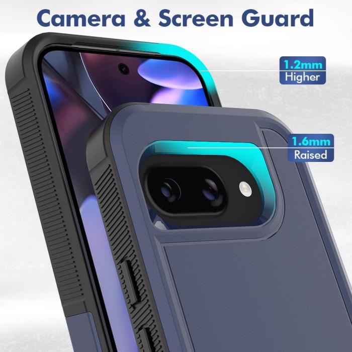 Bild 3, Google Pixel 9a Skal Extreme Shockproof Hybrid Blå