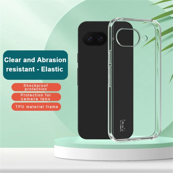 Bild 2, IMAK Google Pixel 9a Skal Soft TPU Transparent