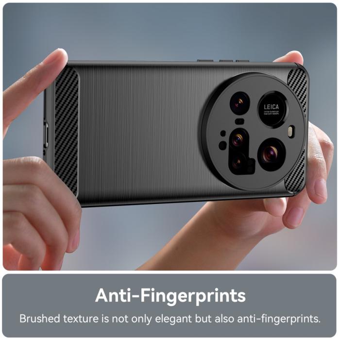 Bild 6, Xiaomi 15 Ultra Skal Borstad Stål Textur Svart