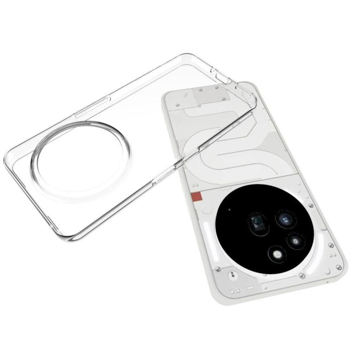 Bild 4, Nothing Phone 3a Pro Skal TPU Transparent