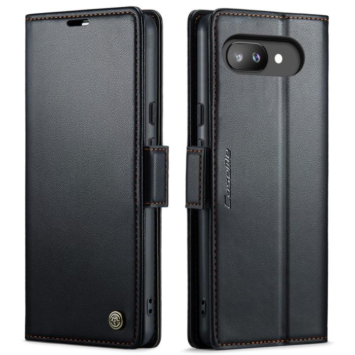 Bild 2, CASEME Google Pixel 9a Fodral RFID Läder Svart