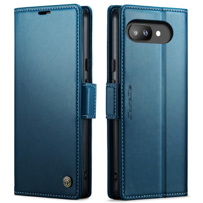 Bild 2, CASEME Google Pixel 9a Fodral RFID Läder Blå