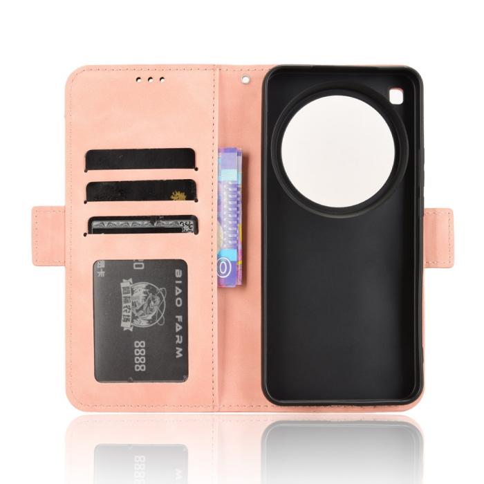 Bild 5, Xiaomi 15 Ultra Fodral Med Avtagbart Kortfodral Rosa