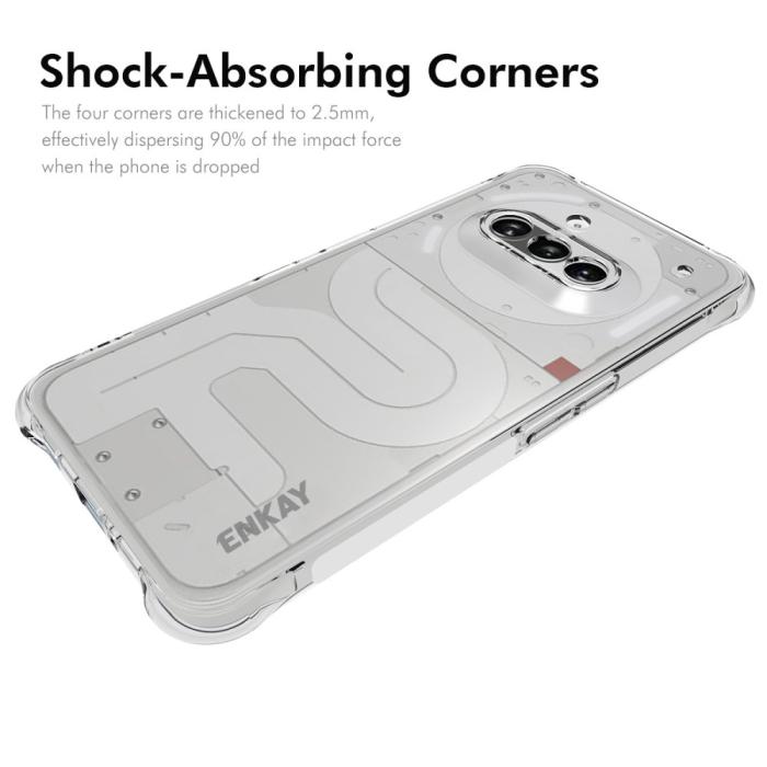 Bild 2, ENKAY Nothing Phone 3a Skal Shockproof Transparent