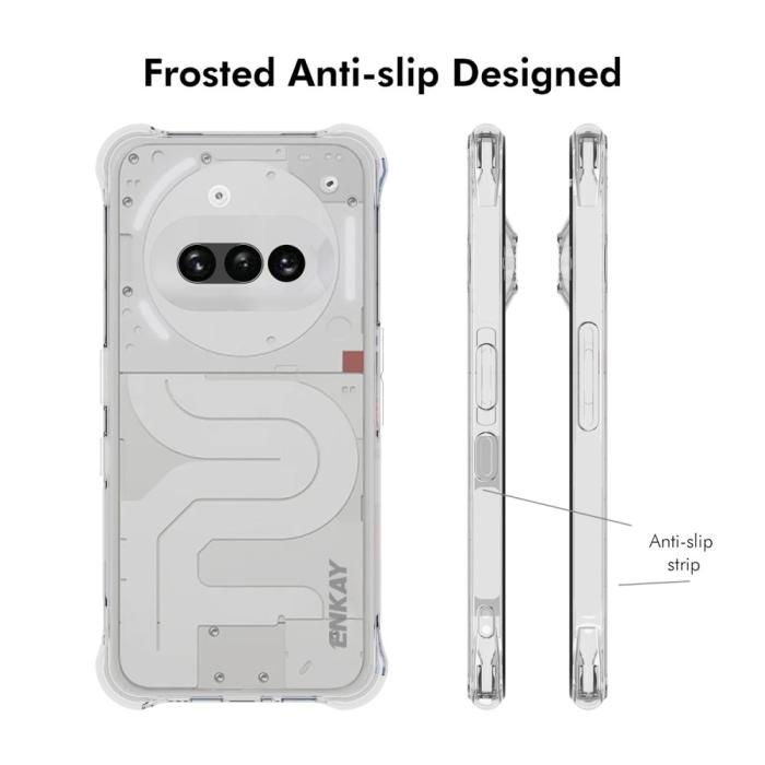 Bild 4, ENKAY Nothing Phone 3a Skal Shockproof Transparent