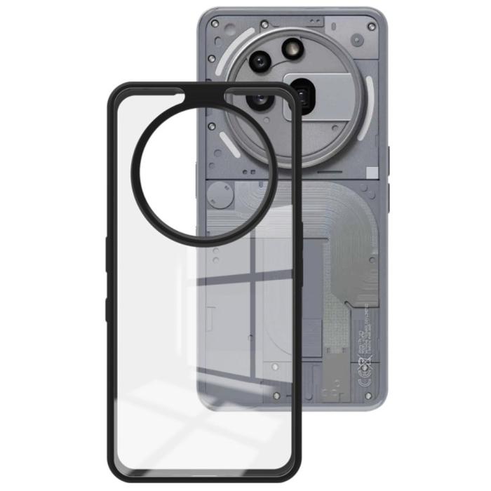 Bild 1, IMAK Nothing Phone 3a Pro Skal Hybrid Transparent/Svart