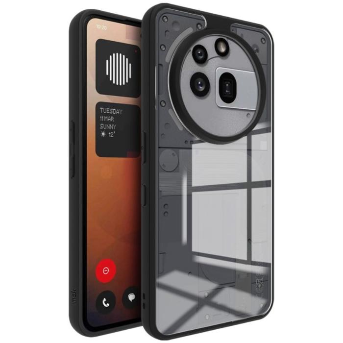 Bild 2, IMAK Nothing Phone 3a Pro Skal Hybrid Transparent/Svart