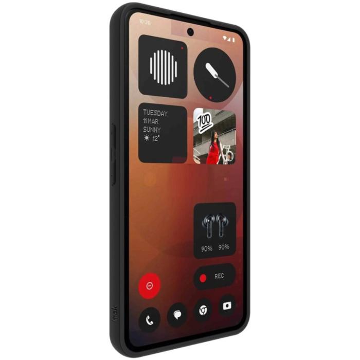 Bild 4, IMAK Nothing Phone 3a Pro Skal Hybrid Transparent/Svart
