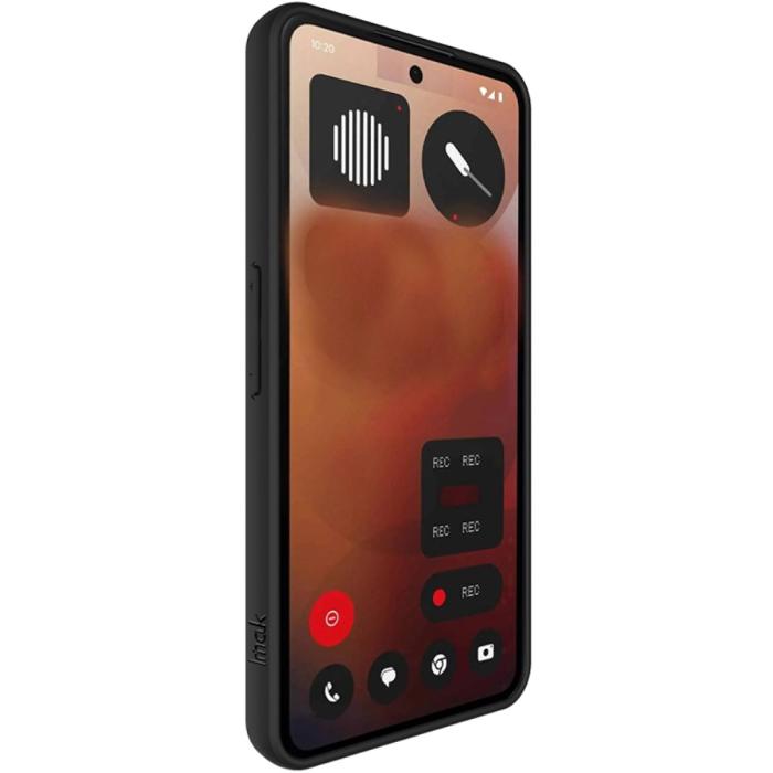 Bild 4, IMAK Nothing Phone 3a Pro Skal Hybrid Matt Tonad Svart