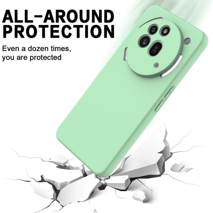 Bild 5, Nothing Phone 3a Pro Skal Liquid Silikon Med Strap Grön