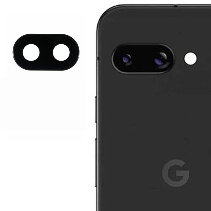 Bild 1, Google Pixel 9a Linsskydd Härdat Glas Svart