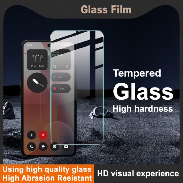 Bild 3, IMAK Nothing Phone 3a / 3a Pro Skärmskydd Härdat Glas