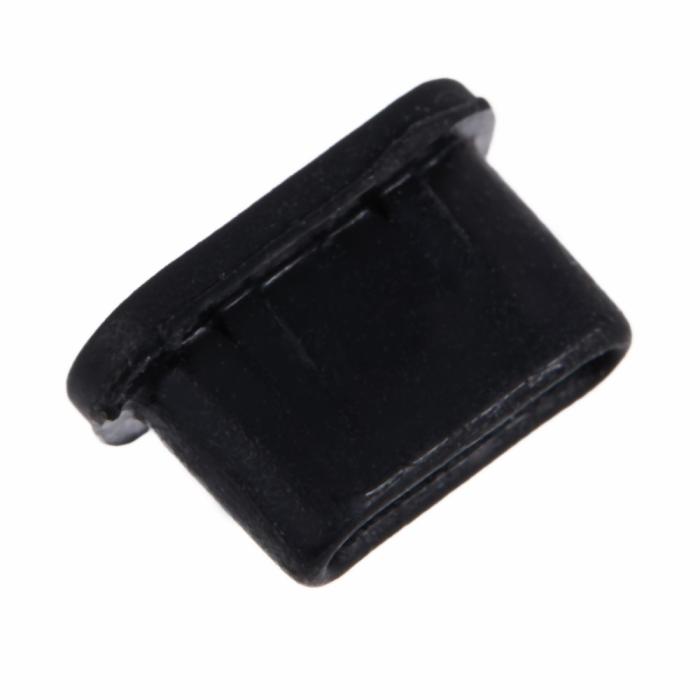 Bild 5, Dammplugg För USB-C Port Silikon Svart