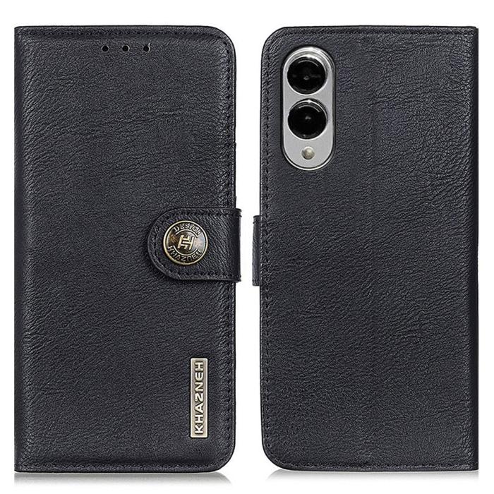 Bild 1, KHAZNEH Samsung Galaxy S25 Edge Fodral Läder Svart