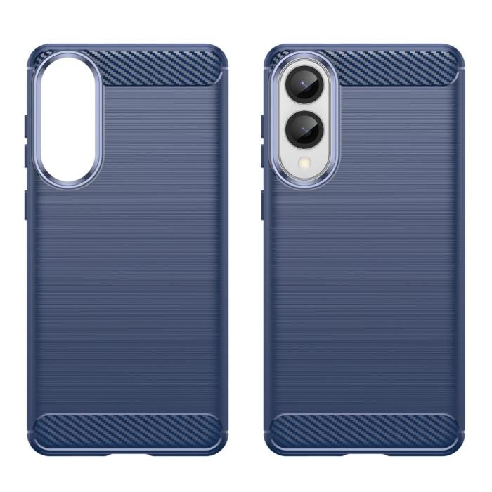 Bild 2, Samsung Galaxy S25 Edge Skal Borstad Stål Blå
