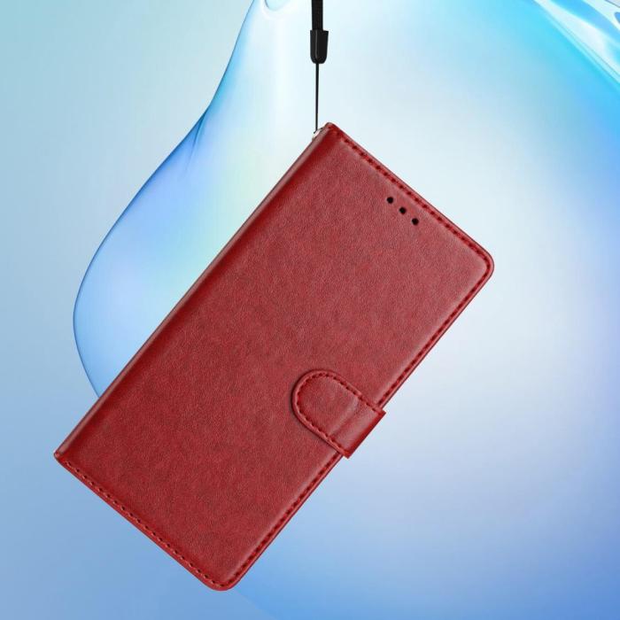 Bild 5, Samsung Galaxy S25 Edge Fodral Läder Röd