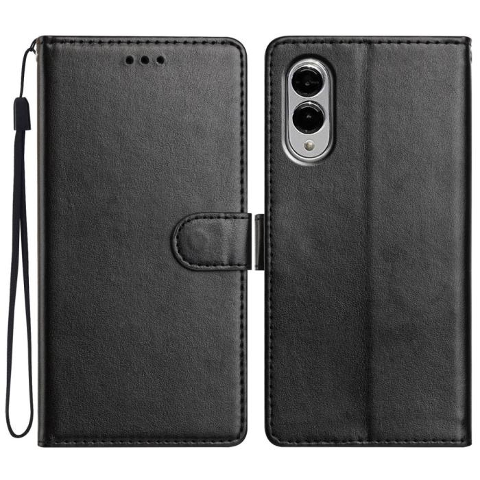 Bild 1, Samsung Galaxy S25 Edge Fodral Läder Svart