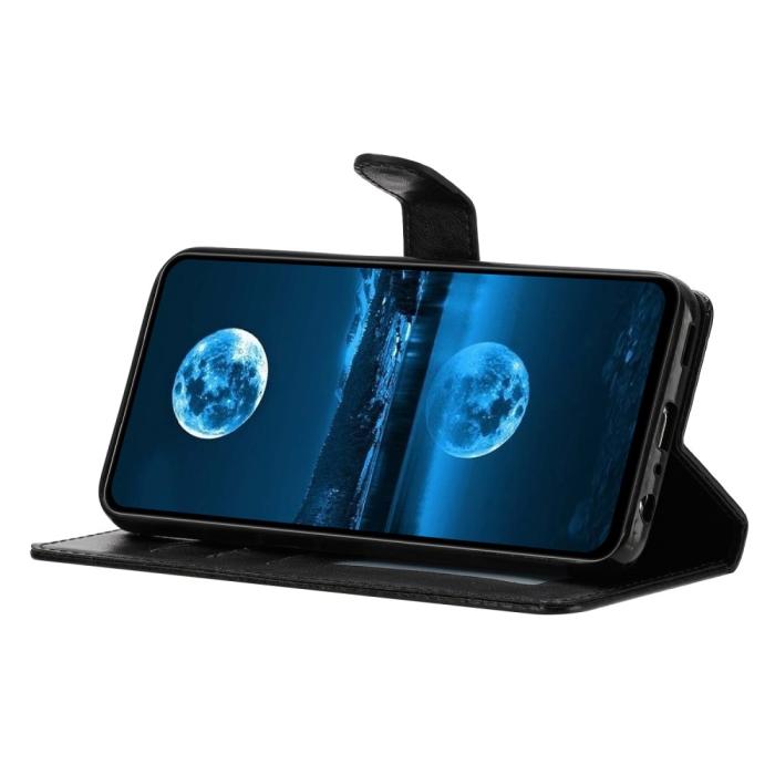 Bild 2, Samsung Galaxy S25 Edge Fodral Läder Svart