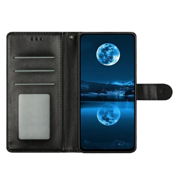 Bild 3, Samsung Galaxy S25 Edge Fodral Läder Svart