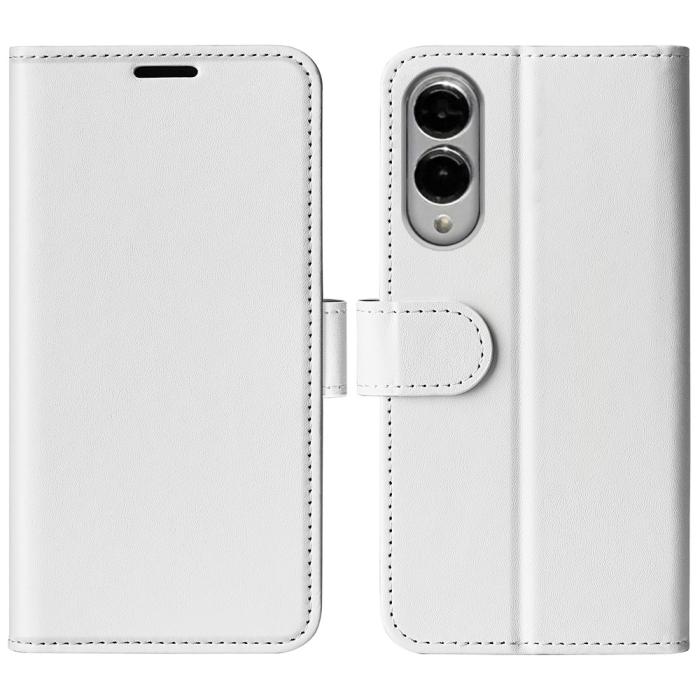 Bild 4, Samsung Galaxy S25 Edge Fodral Crazy Horse Läder Vit