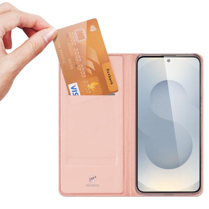 Bild 2, DUX DUCIS Samsung Galaxy S25 Edge Fodral Skin Pro Roséguld
