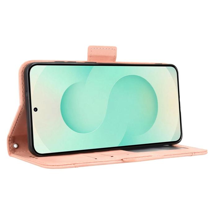 Bild 4, Samsung Galaxy S25 Edge Fodral Med Avtagbart Kortfodral Rosa