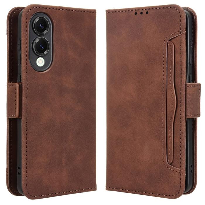 Bild 1, Samsung Galaxy S25 Edge Fodral Med Avtagbart Kortfodral Brun