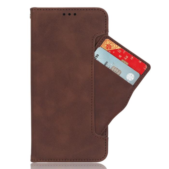 Bild 6, Samsung Galaxy S25 Edge Fodral Med Avtagbart Kortfodral Brun