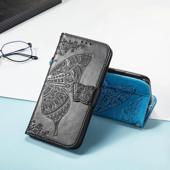 Bild 5, Samsung Galaxy S25 Edge Fodral Med Fjäril Tryck Svart