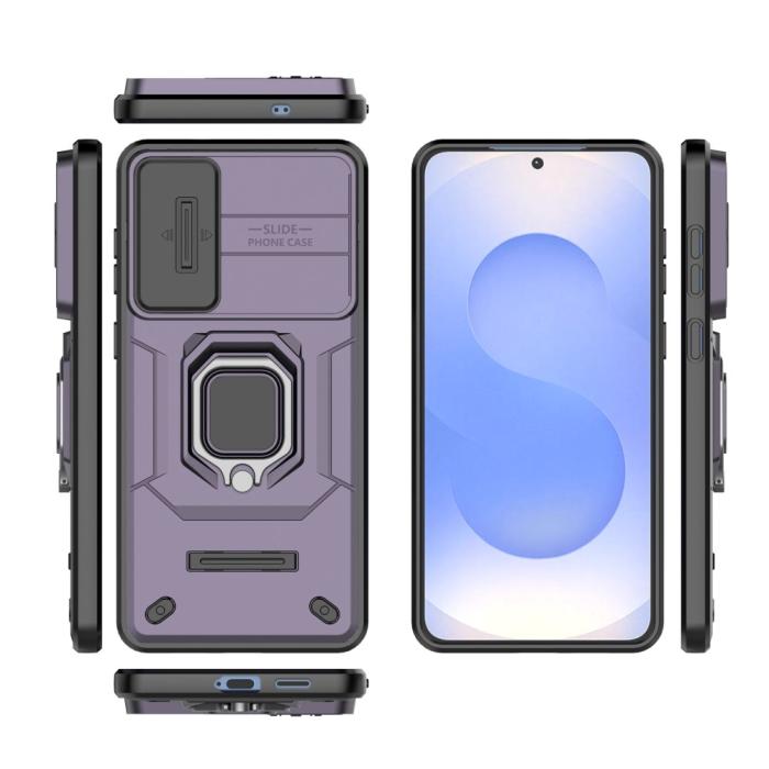 Bild 5, Samsung Galaxy S25 Edge Skal CamShield Ring Hybrid Lila