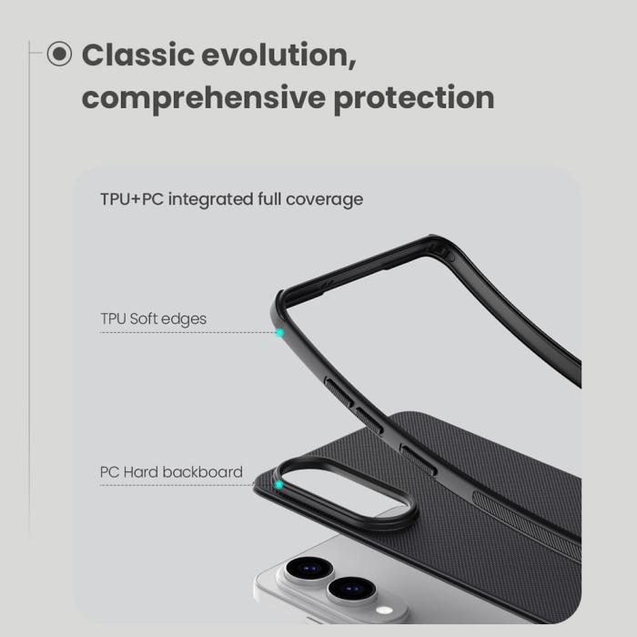 Bild 6, NILLKIN Galaxy S25 Edge Skal MagSafe Frosted Shield Svart