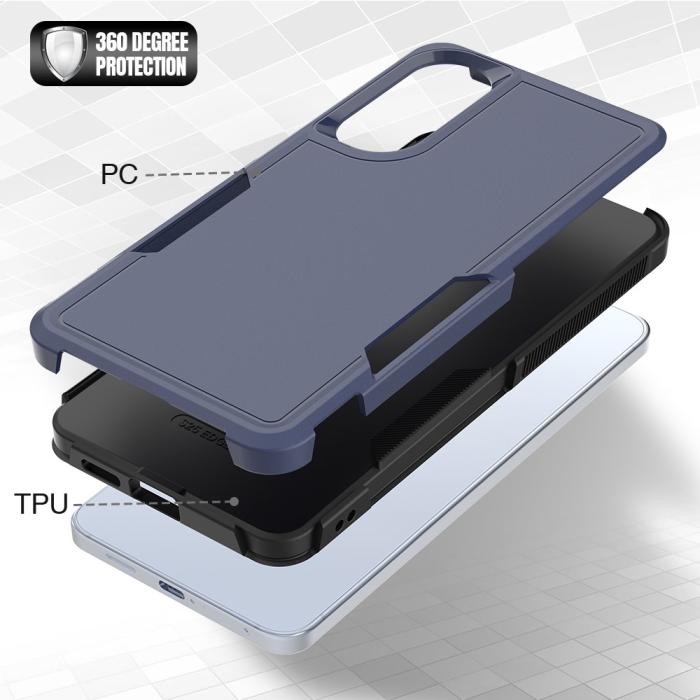 Bild 4, Samsung Galaxy S25 Edge Skal Extreme Shockproof Hybrid Blå