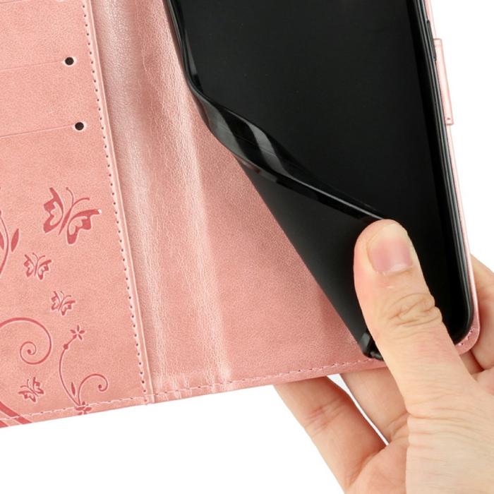 Bild 5, Samsung Galaxy S25 Edge Fodral Med Blommigt Tryck Roséguld