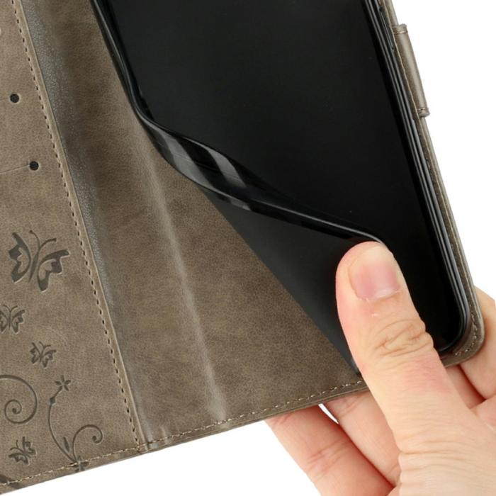 Bild 5, Samsung Galaxy S25 Edge Fodral Med Blommigt Tryck Grå