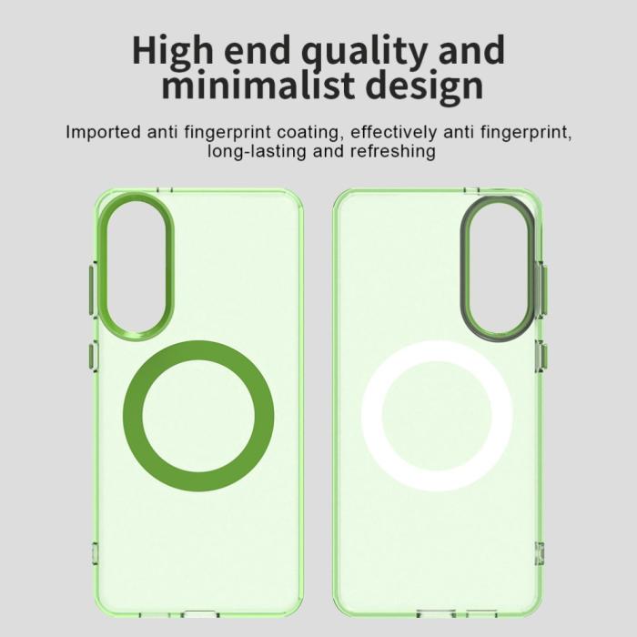 Bild 3, Samsung Galaxy S25 Edge Skal MagSafe Slim Matt Grön