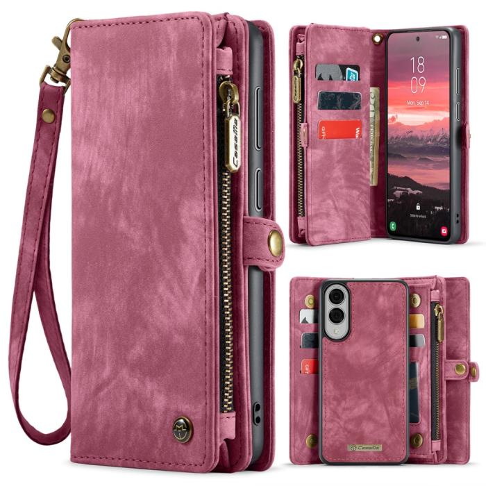 Bild 1, CASEME Samsung Galaxy S25 Edge Fodral Multifuntionell Röd