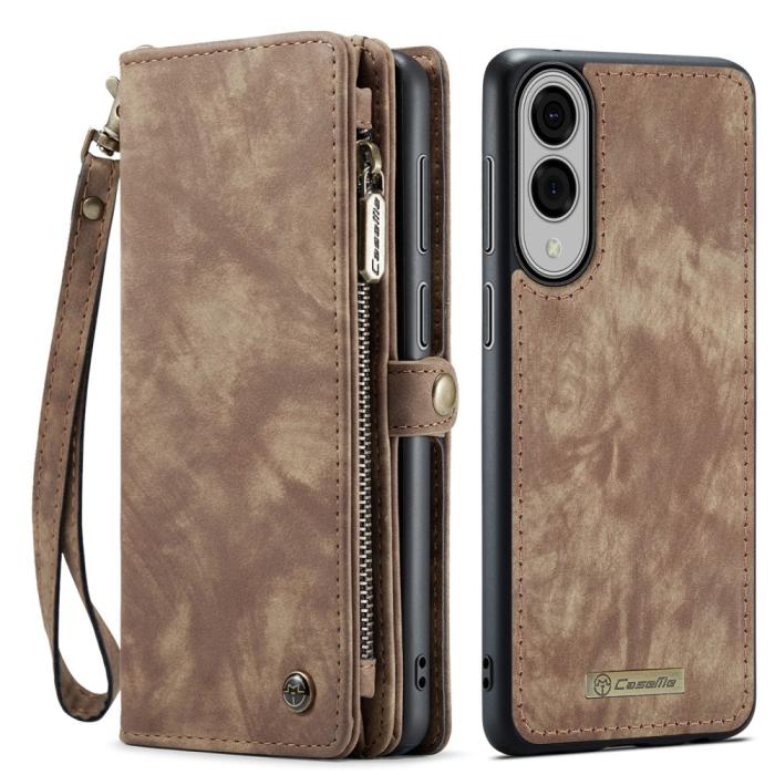 Bild 2, CASEME Samsung Galaxy S25 Edge Fodral Multifuntionell Brun