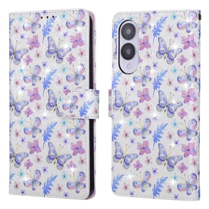 Bild 1, Samsung Galaxy S25 Edge Fodral RFID Fjärilar / Blommor