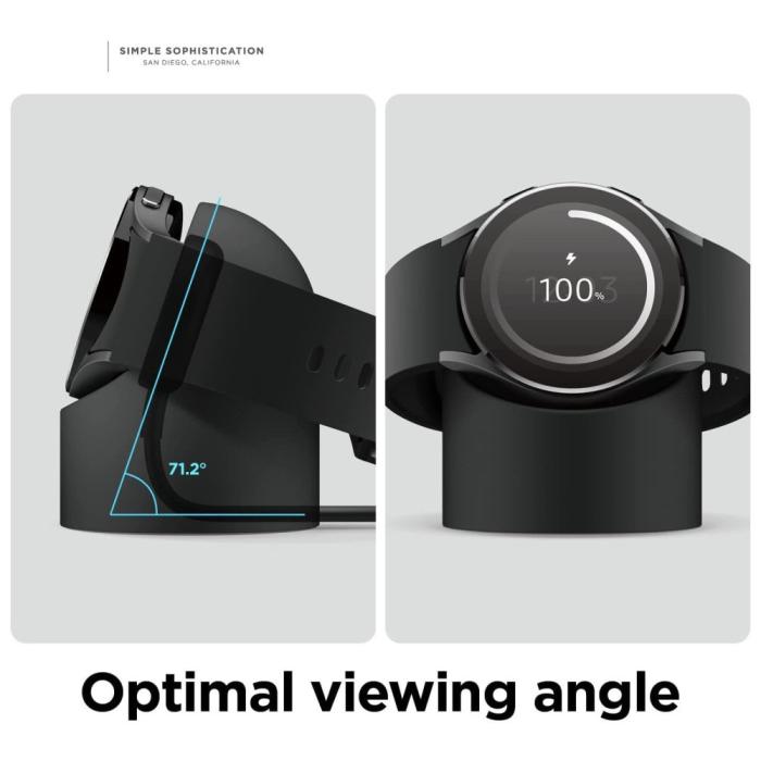 Bild 6, Samsung Galaxy Watch 5/5 Pro/6/7/FE Silikon Stativ Lila