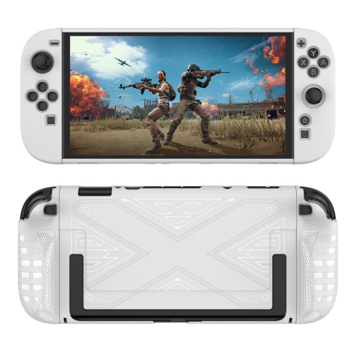 Bild 1, Nintendo Switch 2 Skal Med Stativ Hybrid Vit