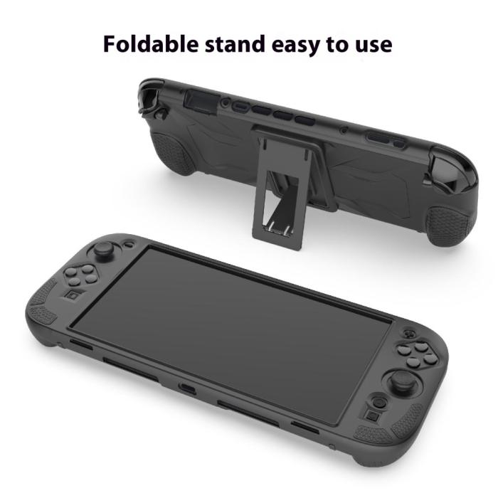Bild 6, PGTECH Nintendo Switch 2 Skal Kickstand Silikon Svart