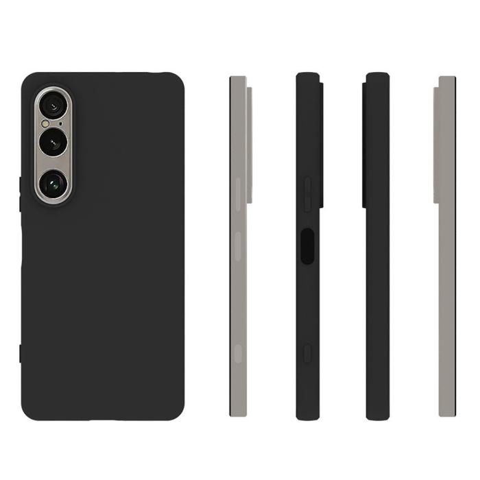 Bild 4, Sony Xperia 1 VII Skal Soft TPU Matt Svart