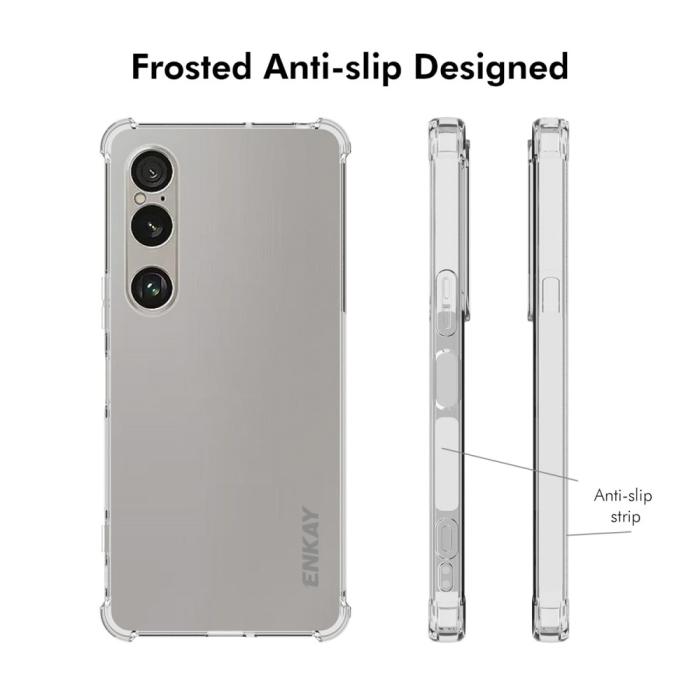 Bild 4, ENKAY Sony Xperia 1 VII Skal TPU Shockproof Transparent