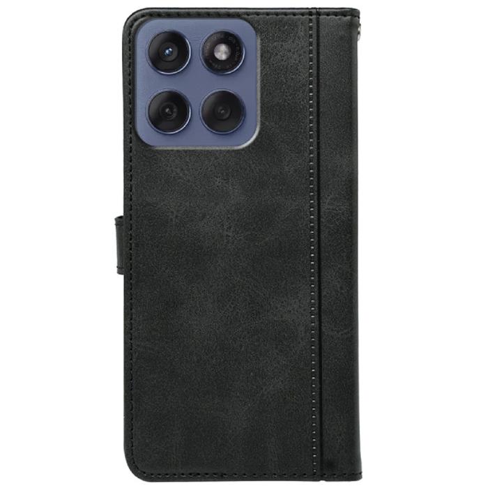 Bild 5, Motorola Edge 60 / 60 Fusion Fodral Läder Svart