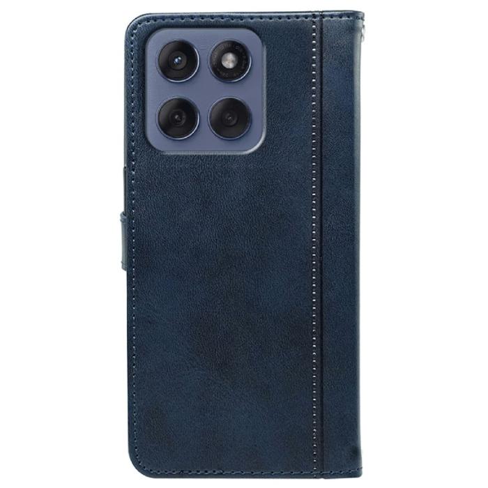 Bild 5, Motorola Edge 60 / 60 Fusion Fodral Läder Blå