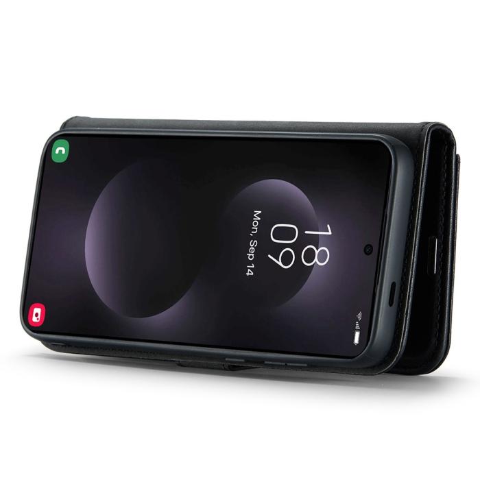 Bild 3, DG.MING Galaxy S25 Edge 2in1 Magnet Fodral / Skal Svart