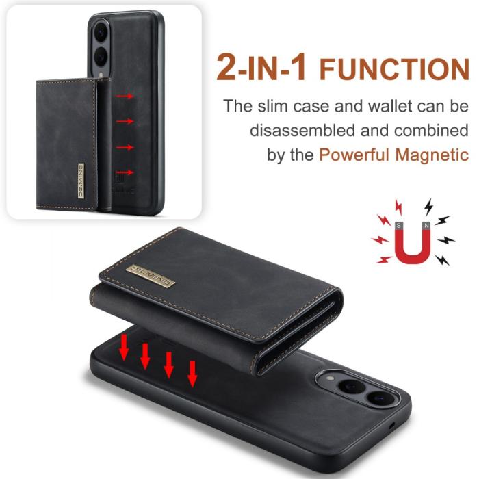 Bild 4, DG.MING Galaxy S25 Edge Skal 2in1 Magnetiskt Avtagbart Kortfack
