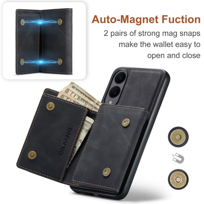 Bild 6, DG.MING Galaxy S25 Edge Skal 2in1 Magnetiskt Avtagbart Kortfack