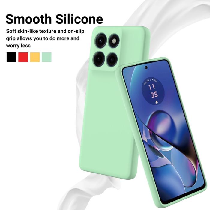 Bild 3, Motorola Edge 60 Stylus Skal Skal Liquid Silikon Grön